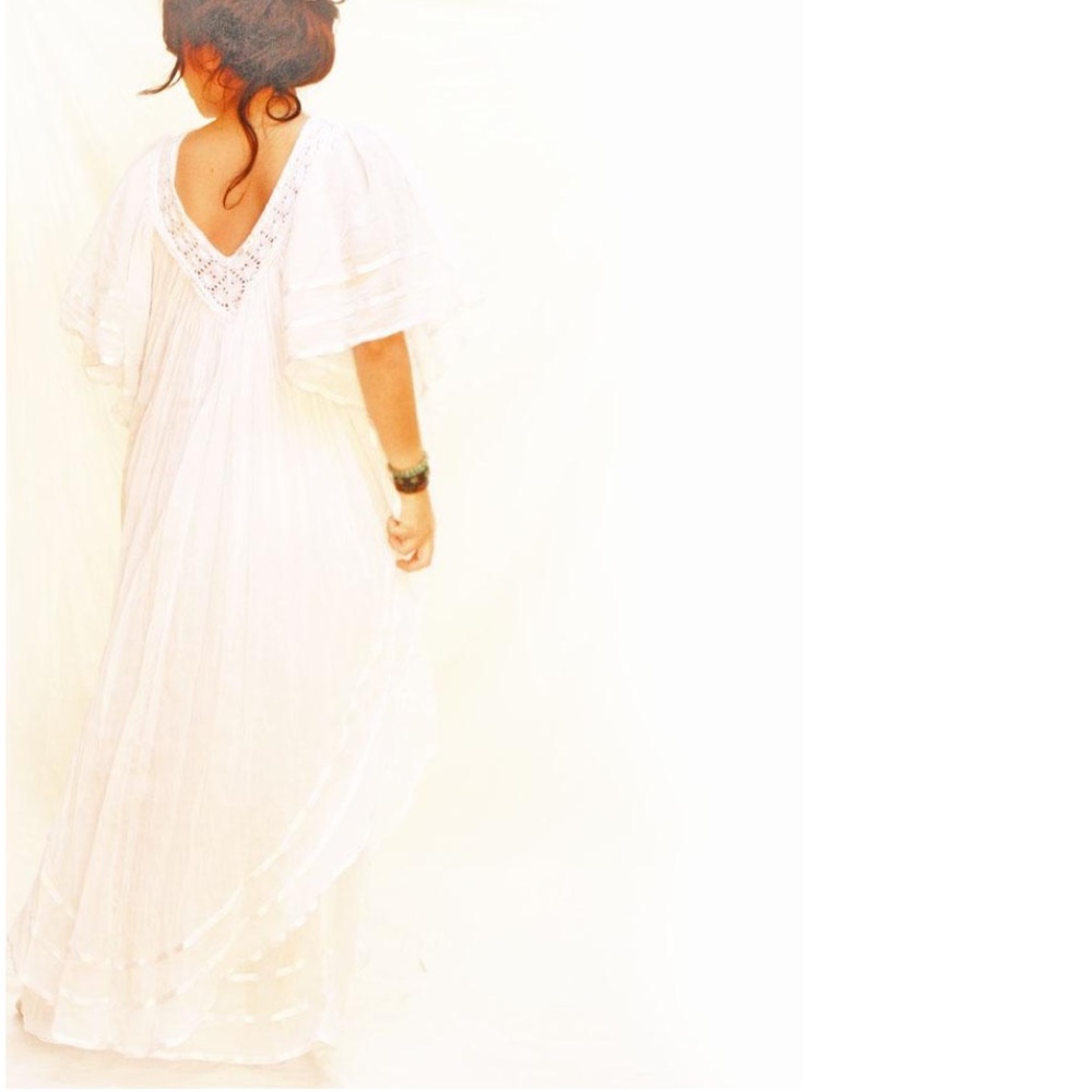 Angel Maxi Dress Crochet Aida Coronado